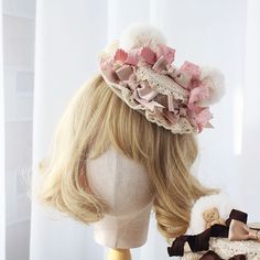 This price is for a mini hat only. Whimsical Mini Cap Hats, Cute Costume Cap Hat, One Size Fits Most, Cute Headband Hair Accessory, Cute Beige Cap, Whimsical Adjustable Cap Bonnet, Adjustable Whimsical Bonnet Cap, Whimsical Adjustable Bonnet Cap, Cute Pink Bonnet With Curved Brim, Cute Hats With Short Brim, One Size Fits Most