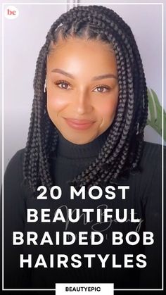 Women with bob haircuts often look for stylish bob braids hairstyles to give them a chic look. In this regard, we have curated a blissful collection of 20 stunning bob braid styles that will blow your mind. Shoulder Braids For Black Women, Braided Bob Styles For Black Women, Bob Hairstyles Braids For Black Women, Black Women Cornrows Braids, Formal Braided Hairstyles Black Women, Large Knotless Braids Short, Feminine Braids Black Women, 2024 Hair Braids For Black Women, Shoulder Length Braid Styles