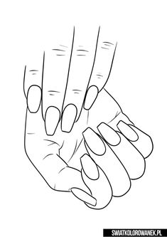 a drawing of two hands holding each other