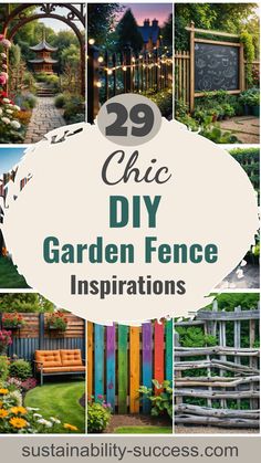 29 Budget-Friendly Diy Garden Fence Ideas Fence From Recycled Materials, Garden Fence Ideas Diy Cheap, Garden Fence Ideas Diy, Fence Ideas Diy, Diy Garden Fence Ideas, Fences Alternative, Outdoor Furniture Ideas Backyards, Garden Barrier, Rustic Garden Fence