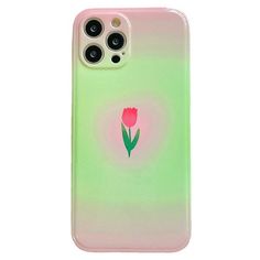 pastel tulip iphone case boogzel apparel Aesthetic Iphone Cases, Pink Phone Case, Find Aesthetic, Artsy Outfit, Pink Phone, Statement Shirt, Green And Pink, Aesthetic Iphone, Iphone Cover