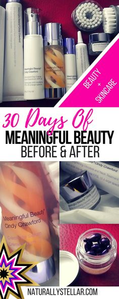 Meaningful Beauty Review - After 30 Days | Naturally Stellar Meaningful Beauty Products, Meaningful Beauty Routine, Meaningful Beauty Reviews, Italian Beauty Secrets, Beauty Routine Checklist, Cheap Skin Care Products, Meaningful Beauty, Dry Skin Patches, Happy Skin