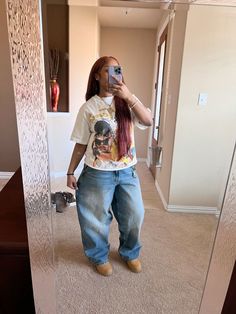 Streetwear Inspo Summer, Timberland Summer Outfits, Timberland Boot Outfit, Jaidabunni Outfits, Tim Boots Women Outfit, Fits With Timberlands, Tim’s Outfit, Fashion Outfits Tomboy, Streetwear Fashion Baddie