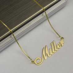 Name Necklace Gold, Font Necklace, Personalized Name Necklace, Birthday Gift, Custom Necklace, Lette Classic Name Necklace For Birthday, Classic Name Necklace For Birthday Gift, Classic Name Necklace For Birthday And Mother's Day, Gold Jewelry With Names For Gifts, Gold Custom Necklace For Birthday, Classic Custom Name Necklace For Birthday Gift, Classic Customized Jewelry For Birthday, Birthday Nameplate Necklace With Names, Gold Nameplate Necklace For Birthday