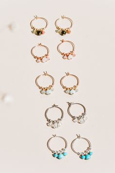 Choose to have your custom gemstone bead drop hoop earrings in your choice of material and gemstones. Simple, but stylish, my beautiful bead drop hoop earrings are so pretty that you'll want to wear them every day! Hand-created by me, in my studio, these bohemian hoops are made with three dainty genuine gemstones and are easy to wear, wherever your next adventure takes you to. Team with jeans and a jumper to bring boho vibes to your everyday style. Studio photos show the design in the 15mm hoop. Bohemian Jewellery, Precious Gemstones Jewelry, Bronze Jewelry, Jewelry Care Instructions, Gold Filled Jewelry, Metal Beads, Pure Silver, Semi Precious Gemstones, Sterling Silver Earrings