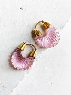 Green Citrine, Mint Earrings, Round Earring, 22 Carat Gold, Funky Jewelry, Jewelry Lookbook, Pink Earrings, Jewelry Inspo, Glass Earrings