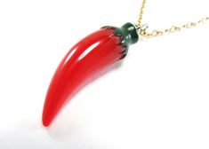 "Pendant Featured: Red Hot Chili Pepper Pendant, Red and Dark Green, Resin Pendant, 1-7/8\" x 1/2\" Necklace Featured: Flat Link Chain, 4 x 3mm, Antique Silver Tone, Lobster Clasp Vintage Iron Twist Curb Chain, 4.6 x 3.3 x 0.6mm, Antique Silver Tone, Lobster Clasp Ball Chain, 2.4mm, Antique Silver Tone, Ball Connector Black or Brown Waxen Cord 2mm, Lobster Clasp Black or Brown Suede Leather Cord 3x1.5mm, Lobster Clasp Gold Tone Plated Flat Link Chain, 4mm x 3mm x 0.8mm, Lobster Clasp Gold Tone P Red Novelty Jewelry For Christmas, Novelty Red Christmas Jewelry, Red Novelty Christmas Jewelry, Red Christmas Novelty Jewelry, Novelty Red Jewelry For Gifts, Novelty Red Jewelry Gift, Red Novelty Jewelry As Gift, Red Novelty Jewelry For Gift, 2 Necklace