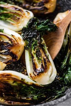 PIN TO SAVE! Sautéed bok choy is an easy to make and flavorful side dish that will go well with all of your Asian-inspired dinners. It's a 5-ingredient recipe that is made in under 10 minutes. You'll love it! #theendlessmeal #bokchoy #bokchoyrecipe #babybokchoy #sauteedbokchoy #asian #asianrecipe #stirfry #vegetables #vegetable #asianvegetable #sugarfree #paleo #whole30 #vegan #vegetarian Ginger Miso, Easy Paleo Recipes, Paleo Friendly Recipes, Asian Vegetables, Paleo Recipes Easy, Clam Recipes, Easy Paleo, Whole30 Recipes, Banana Bread Recipe