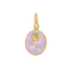 Gigi Clozeau - Lilac Rose Pendant, Yellow Gold Sign Of Love, Declaration Of Love, Lilac Roses, Rose Pendant, Pretty Jewellery, Cute Jewelry, Makeup Ideas, Or Rose, Belly Button Rings