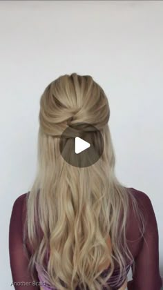 Hairstyles Long Hair Half Up Half Down, Simple Braided Hairstyles For Wedding, Easy Wedding Hairstyles Do It Yourself Bridesmaid, Half Up Half Down Weddinghair, Boho Half Up Half Down Hairstyles Short, Half Styles Hairstyles, Half Up Half Down Hairstyles Diy, Half Up Dos For Long Hair Tutorial, Prom Hairstyles For Thick Long Hair Half Up Half Down