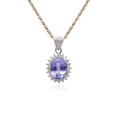 14k Gold Diamond Pendant,Tanzanite Diamond Pendant,Tanzanite Gold Pendant,Tanzanite Jewelry,Diamond Gold Pendant,Tanzanite,Tanzanite Pendant Product Detail: Item Code : NC - 78 Metal :   14 k Gold Stone :  Tanzanite, Diamond Diamond Quality : G/H-VS1-SI1 Shape : Round, Oval    Color : White ,Blue  Size :  20 mm long Weight :  Gms 1.94 For Certification 6 Days - Extra Processing Time For IGI Certification Diamond Jewelry & IGTL Certification Gemstone Jewelry - US$ 50- US$ 40 Per article Your Satisfaction is our aim, we are here and  standing behind Our sell .  We use genuine stock photos ONLY so you will get exactly as pictured in the listings.  Secure delivery tracking info to give you total peace of mind  If you have any doubt or question regarding our product  please feel free to contact Brilliant Cut Tanzanite Gemstones, Diamond Gold Pendant, Tanzanite Pendant, Tanzanite Jewelry, Tanzanite Diamond, Jewelry Diamond, Diamond Gold, Tanzania, Diamond Pendant