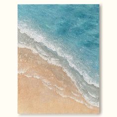 Large 3d Textured Ocean Acrylic Painting Minimalist Light Blue Ocean Wave Painting Ocean Wave Painting, Beach Oil Painting, Sea Wall Art, Minimalist Lighting, Wave Painting, Professional Painters, Sea Wall, Ocean Painting, 3d Texture