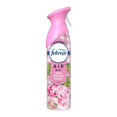 a bottle of air freshener on a white background