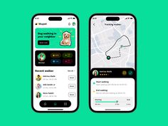 #Fitness_Apps_Design #App_Design_Profile #Profile_Ui_Design #Walking_App Fitness Apps Design, Dog Apps, Walking App, App Design Trends, App Design Ui, Ui Design Dashboard, Ui Design Trends