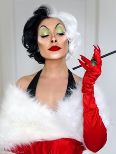 Cruella de Vil Cosplay Makeup + Costume • Sara du Jour