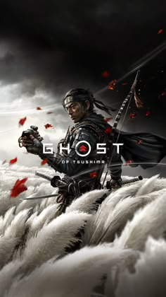 Ghost Of Tsushima Wallpaper, Guerriero Samurai, Ghost Rider Wallpaper, Samurai Wallpaper, Samurai Artwork, Ps5 Games, Action Adventure Game, Ghost Of Tsushima, Samurai Art