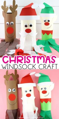 paper roll christmas crafts for kids to make