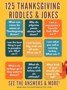 thanksgiving riddles and jokes for kids to help them find what they are talking about