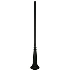 a black lamp post on a white background