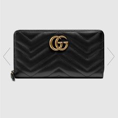 Gg Marmont Zip Around Wallet Never Used Authentic Gucci Wallet Will Include: Box, Tag, Dust Bag, And Galaxy Colored Gucci Dust Bag Dompet Gucci, Gucci Wallet Women, Expensive Things, Gucci Gifts, Diy Notebook, Gucci Gg Marmont, Quality Handbags, Designer Wallets, Gg Marmont