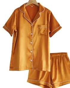 Summer Satin Home Sets, Satin Short Sleeve Sleepover Sets, Satin Sleepover Set With Short Sleeves, Satin Short Sleeve Bedtime Set, Satin Bedtime Set With Short Sleeves, Satin Bedtime Sets With Short Sleeves, Short Sleeve Satin Sets For Home, Satin Sets With Short Sleeves For Home, Party Pajamas