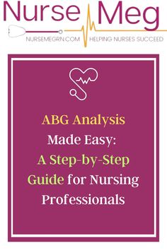 the front cover of nurse meg's guide to nursing professionals, including an image of