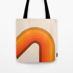 Our premium Tote Bags are hand-sewn in the U.S.A. and feature a high-quality print that'll never fade. Constructed with a premium, canvas-like material and double-stitched for quality, our totes make amazing grocery and beach bags.       - Available in three sizes    - Crafted with durable, lightweight poly poplin fabric    - Double-stitched seams and stress points     - 1" wide cotton webbing carrying strap    - Machine washable, tumble dry low  Keywords: Orange, Arch, Yellow, Line, Architectur Retro Canvas Shoulder Bag, Retro Orange Everyday Bag, Retro Satchel Canvas Bag For Everyday, Retro Canvas Tote Bag For Shopping, Retro Canvas Shopping Tote Bag, Retro Canvas Bag For Everyday Use, Retro Canvas Tote Bag, Retro White Canvas Tote Bag, White Retro Tote Canvas Bag