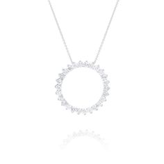 14kt White Gold Circle Diamond Pendant: Round diamonds Open circle design Circle diameter: 1" Length: 16" Design Circle, Circle Diamond, Gold Circle, Circle Design, Circle Pendant, American Express, Diamond Pendant, Round Diamonds, Fine Jewelry