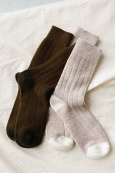 Le Bon Shoppe classic cashmere socks in tan fawn. Vintage-esque Cashmere blended socks with a wide ribbing detail and tonal contrasting heel and toe. This elegant and classic sock will be your go to gal during the colder season. 24% cashmere, 27% superfine wool, 27% nylon, 20% polyester, 2% spandex. Made in South Korea. PIPE AND ROW Dress Socks Women's, Elegant Socks, Socks Ideas, Aesthetic Socks, Brown Socks, Lost Socks, Vintage Socks, Clothing Wishlist, Fawn Colour