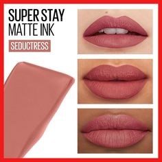 Pink Lip Color, Perfect Red Lipstick, Maybelline Superstay