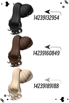 Black Hair Id Roblox, Brown Hair Roblox Id, Brookhaven Codes, Bloxburg Outfits, Brown Hair Roblox, Blocksburg Outfit Codes￼, Roblox Hair, Bloxburg Decals Codes Aesthetic, Hair Roblox