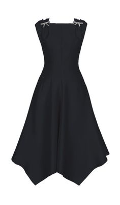 Wow-za! Make a statement with this gorgeous black butterfly sleeveless high waist irregular swing midi dress – the perfect option for a day at the office or night out with friends. The intricate silhouette is designed to flatter your figure while the light-weight fabric keeps you cool. Look chic and stay comfy! Gentle Day At The Office, Bandage Midi Dress, Midi Dress Style, Black Butterfly, Black Sleeveless Dress, Black Women Fashion, Product Images, Womens Midi Dresses, Dress With Bow