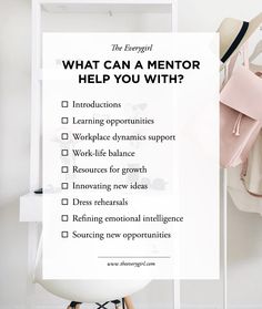 a white sign that says what can a mentor help you with?