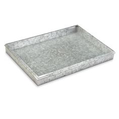 Classic design compliments all decor. Perfect for apartments, condos, and smaller spaces. Dimensions: 20inL x 14inW x 2inH. Good Directions Gray Galvanized Steel Rectangular Indoor or Outdoor Boot Tray in Gray/Silver | 4220GAL Shoe Tray, Boot Tray, Garden Poles, Entryway Mudroom, Outdoor Boots, Classic Boots, Pet Bowls, Rug Material, Galvanized Steel