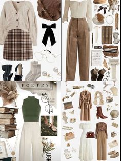 Academia Aesthetic Outfit, Dark Academia Outfit, Academia Style, Elegante Casual, Light Academia, Moda Vintage, Looks Chic, Outfit Inspo Fall, Mystery Box