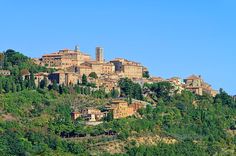 an old village on top of a hill