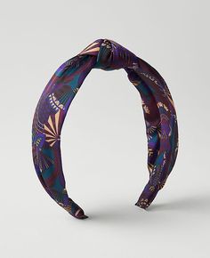 Crown your look with a picture perfect knot - this vibrant headband is an instant way to elevate any ensemble.,Fabrication:N/A Cleo Print Knot Headband by Ann Taylor Size regular - One Size Plum Burst Women's Hair, Accessories, Fashion, Accessories, N/A Women's Hair Accessories, Women's Hair, Accessories Fashion, Knot Headband, Picture Perfect, Effortless Style, Ann Taylor, Sunglasses Accessories, Plum