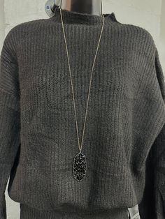 This grey pendant beaded long necklace is perfect to style with any outfit! Color: Jet Pendant Beaded Long necklace 19" long Long Necklace Outfit, Affordable Boutique Clothing, Necklace Outfit, Winter Outfits Warm, Antique Candles, Long Pendant Necklace, Long Pendant, Sales Gifts, Long Necklace