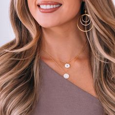 We call this "little happy" but it really makes us VERY happy! This dainty cold necklace comes with an option of a white enamel smiley face or cross! It lights up your necklace stack and will have everyone asking where they can get theirs! Measurements: 15 inches of fine gold chain with 1 1/2 inches of extension chain Choose from 2 charm options Clasp closure CTN48 Cold Necklace, Necklace Stack, Very Happy, White Enamel, Smiley Face, Everyday Look, Smiley, Gold Chain, Gold Chains