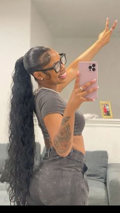 Wet And Wavy Slick Back Ponytail, Quick Protective Styles With Weave, 2 Weave Ponytail Hairstyles, 2 Braids One Ponytail, Quick Weave Birthday Hairstyles, Two Braids Quick Weave In The Back, Curly Quick Weave Ponytail, Mid Low Ponytail, Birthday Hair Ponytail