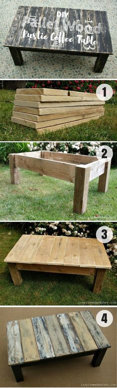 the steps to make an outdoor bench out of pallets