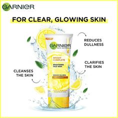 nightanddaystore Product Description  Garnier Bright Complete is a fairness facewash for women Cleanses, clarifies and brightens the skin Reduces dullness Enriched with Yuzu Lemon essence Note:-  Images are for illustration only. Company may change item design / pattern /packaging from time to time. We will ship latest stock available Due to the difference between different monitors, the picture may not reflect the actual color of the item Import duties, taxes, and charges are not included in the item price or shipping cost. These charges are the buyer's responsibility. Please check with your country's customs office to determine what these additional costs will be prior to bidding or buying. Thank You Feedback Your feedback is always important for us. Kindly contact us if you have any pro Kit Skincare Garnier, Milk Face Wash, Garnier Pure Active, Pattern Packaging, Lemon Scrub, Daily Face Wash, Garnier Skin Active, Foaming Facial Cleanser, Skin Cleanse