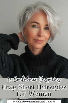 Gray Short Hairstyles For Women Short Hairstyle Women White Hair, Short Hairstyles For Grey Hair Over 50, Loverly Grey Haircut, Short Wavy Gray Hairstyles, Short Hairstyles For Thick Gray Hair, Short Hairstyles For Grey Hair, Short Bob Gray Hair, Chin Length Grey Hair, Grey Hair Short Styles