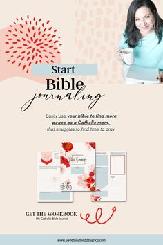 the start bible journal is open and ready to be used