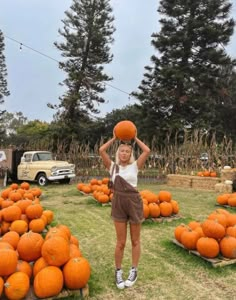 Fall Outfit, Pumpkin Patch, Pumpkins, Orange