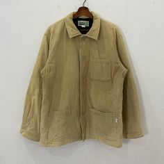 [DESCRIPTION] Please read the description first before buy my items‼️‼️ Vintage Surplus Seminary Corduroy Workwear Jacket Size on tag : L Tag says L,fits like L (please refer the actual measurements given and compare it with best fitting clothes,by using the size on tag is not always accurate) All in good condition [MATERIAL] Cotton [MEASUREMENT] Measurement:  armpit to armpit : 22 inches  Back collar to bottom : 30 inches Sleeve length from under armpit to end of cuff : 19.5 inches [CONDITION] Beige Corduroy Outerwear With Buttons, Beige Corduroy Outerwear For Work, Corduroy Button-up Shacket, Corduroy Button-up Shacket With Buttons, Corduroy Shacket With Corduroy Collar For Work, Everyday Collared Corduroy Outerwear, Casual Corduroy Utility Jacket With Button Closure, Utility Jacket With Corduroy Collar And Long Sleeves, Corduroy Utility Jacket With Button Closure