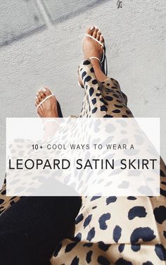 Wondering how to style the satin skirt that exploded on Instagram? We've looked into our feeds for the chicest leopard skirt outfits you can wear right now. Leopard skirt outfits, leopard midi skirt outfits, satin skirt outfits, spring outfits, casual outfits, street style, fashion trends 2019, spring fashion trends 2019, casual style, #fbloggerstyle #casualstyle #streetstyle Leopard Skirt Outfits, Leopard Satin Skirt, Leopard Midi Skirt Outfit, Skirt Outfits Spring, Leopard Skirt Outfit, Leopard Midi Skirt, Midi Skirt Outfits, Black Leather Flip Flops