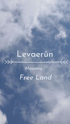 there is a plane flying in the sky with words above it that read, levererfun meaning free land