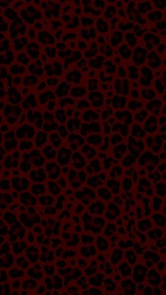 an animal print pattern in red and black