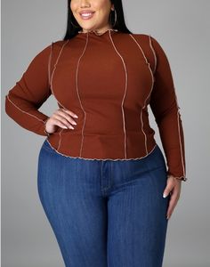 Stretchy fabric, mock neckline, pullover, plus size shirt. 79% Polyester, 14% Rayon, 7% Spandex Plus Size Shirt, Blurred Lines, My Feelings, In My Feelings, Stretch Top, Mock Neckline, Plus Size Shirts, Stretchy Fabric, Plus Size Outfits